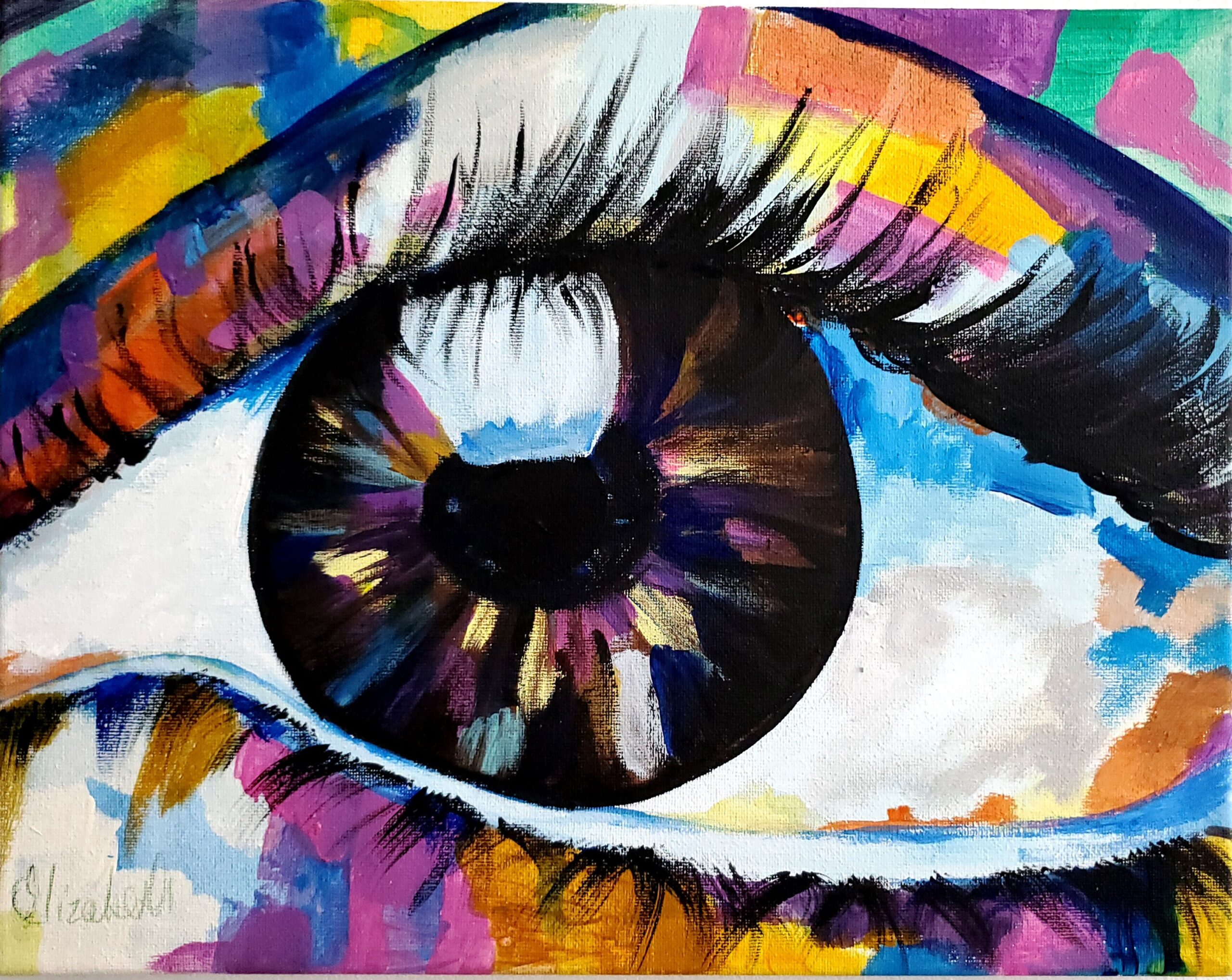 Raimbow eye
