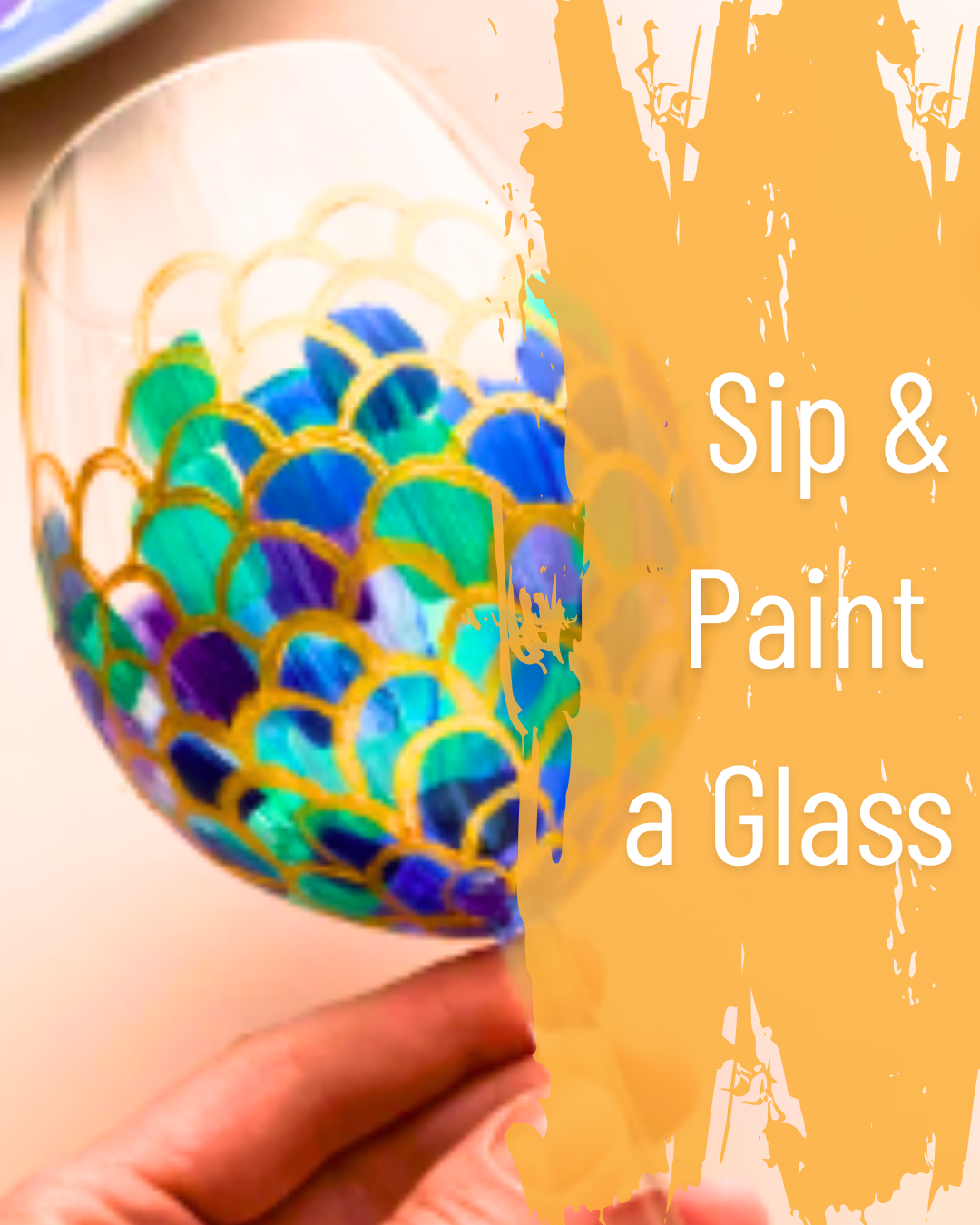 Paint a glass